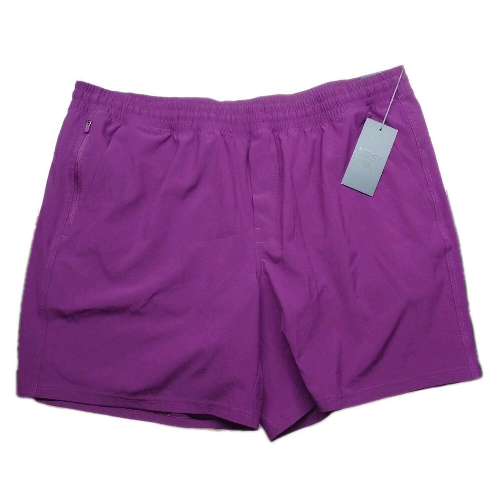 VRST Men's 7" All-In Lined Short Men's 2XL Purple New With Tags Running Training